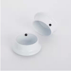 Blue Hawk Heavy Duty Decorative Closet Pole End Caps White New, 2-pack, home